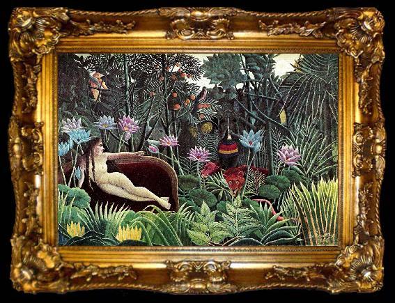 framed  Henri Rousseau Yadwighas drom, ta009-2